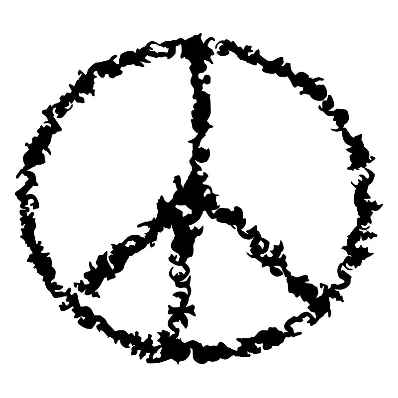 Peace Drawn Drawing Designer Vector