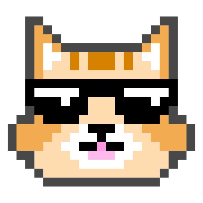 Chat avec des lunettes de soleil