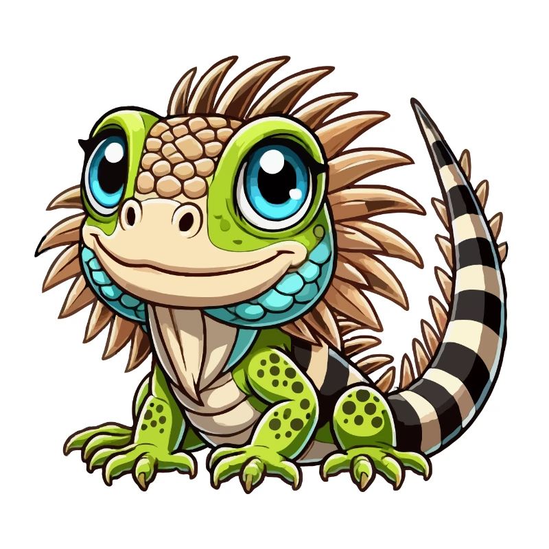 Leguan-Kind