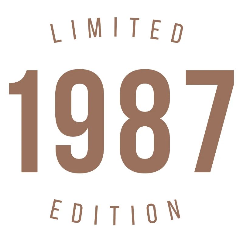 1987 Limited Edition Retro Style Geburtstagsgeschenk