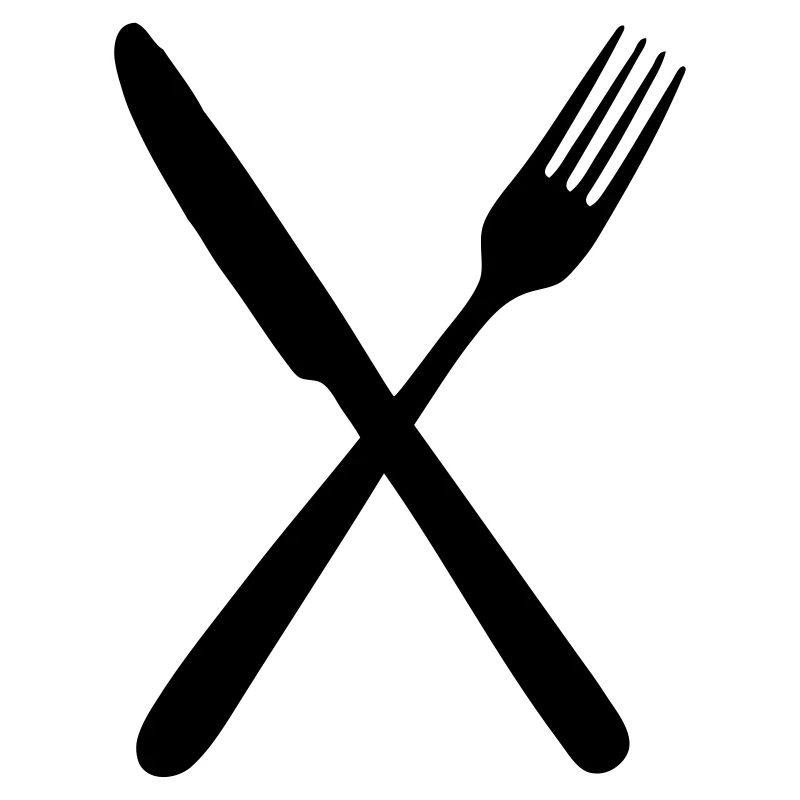 Fourchette et couteau