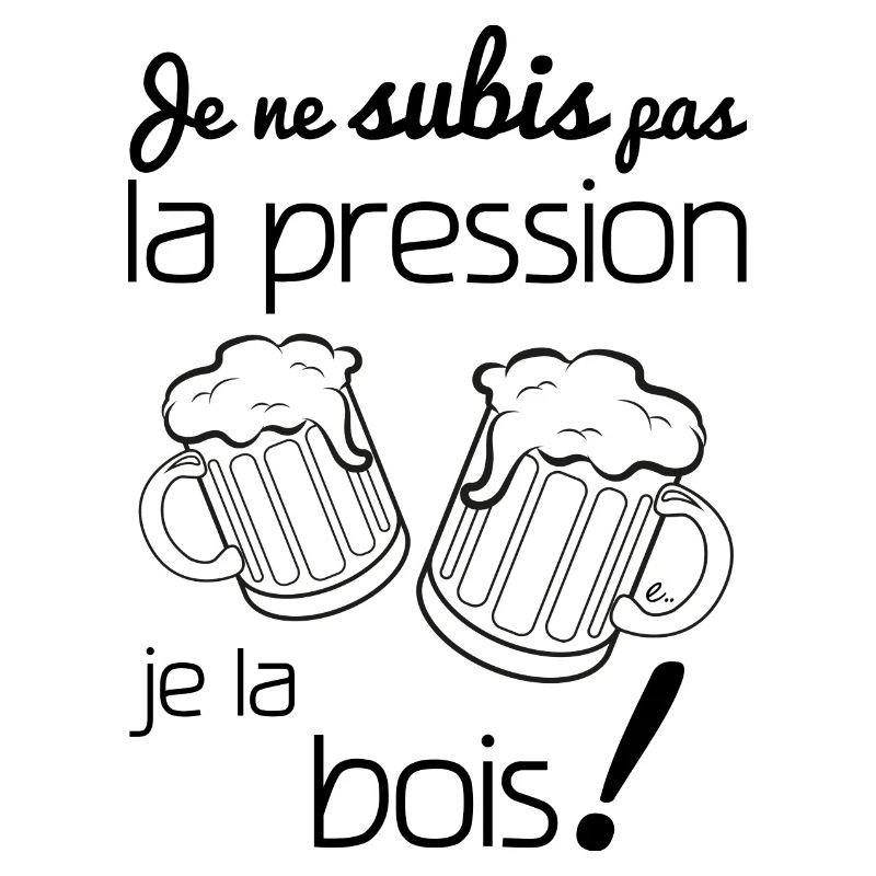 Je ne subis pas la pression