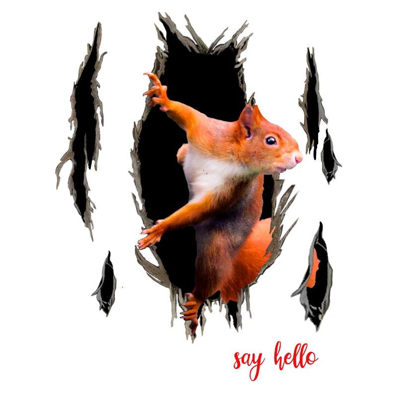 SQUIRREL SAY HELLO