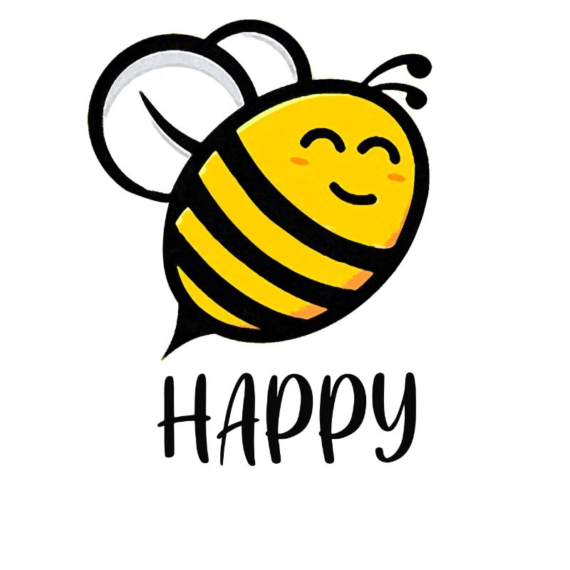 Abeille heureuse
