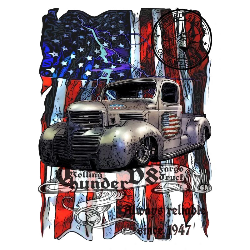 Camionnette Rolling Thunder V8 États-Unis
