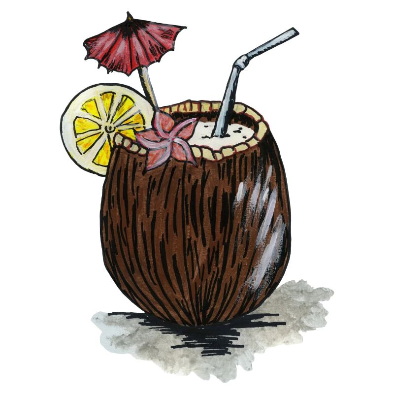 boisson noix coco coconut drink Kokosnuss-Getränk