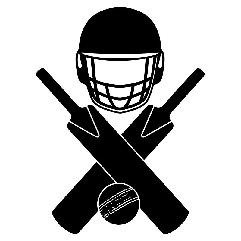 Cricket-Logo-Schattenbild