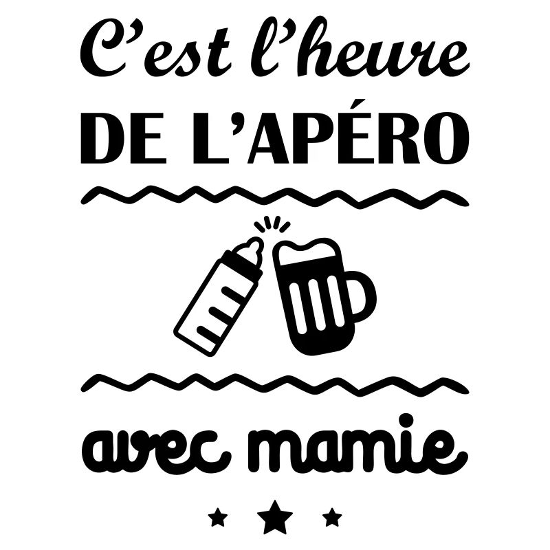 C'est l'heure, mamie, cadeau de naissance