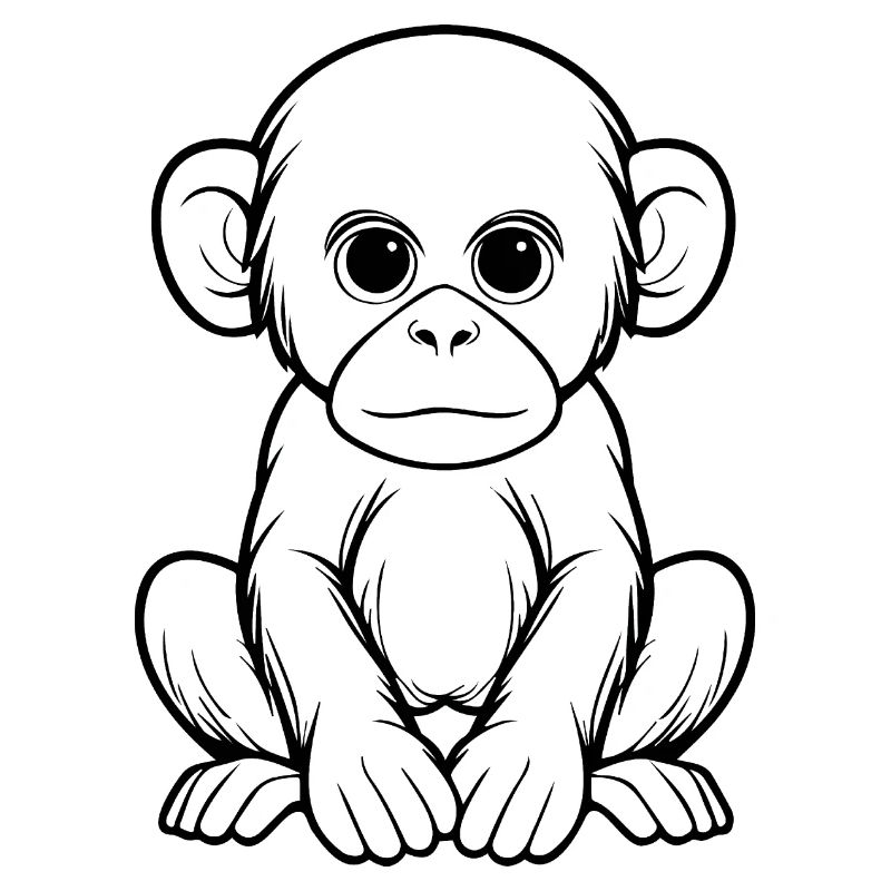 Singe Singe Visage de Singe Jungle