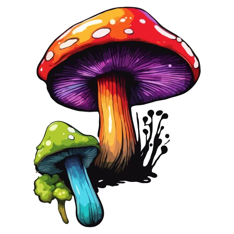 Champignon / Champignon / Prairie / Forêt / Goa / Psy