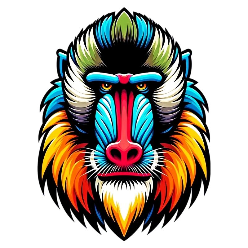 Mandrill-Affe