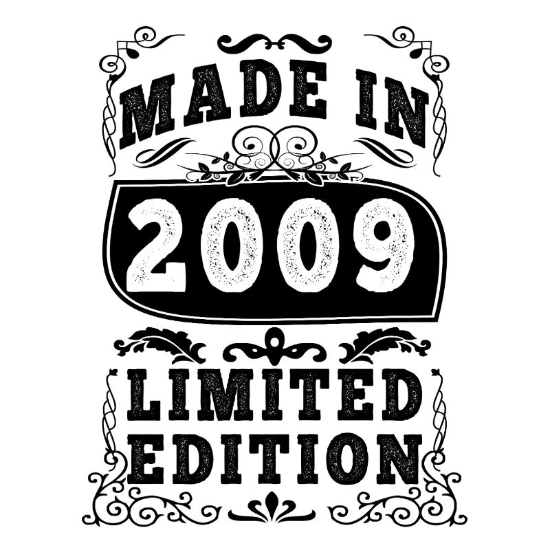 2009 Original 2009 Vintage Vintage rétro anniversa
