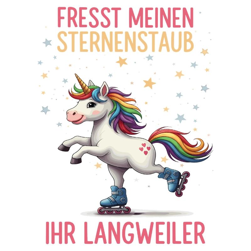 Rollschuh Einhorn