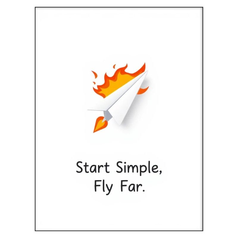 Conception d’avion en papier - Démarrez la conception simple de Fly Far