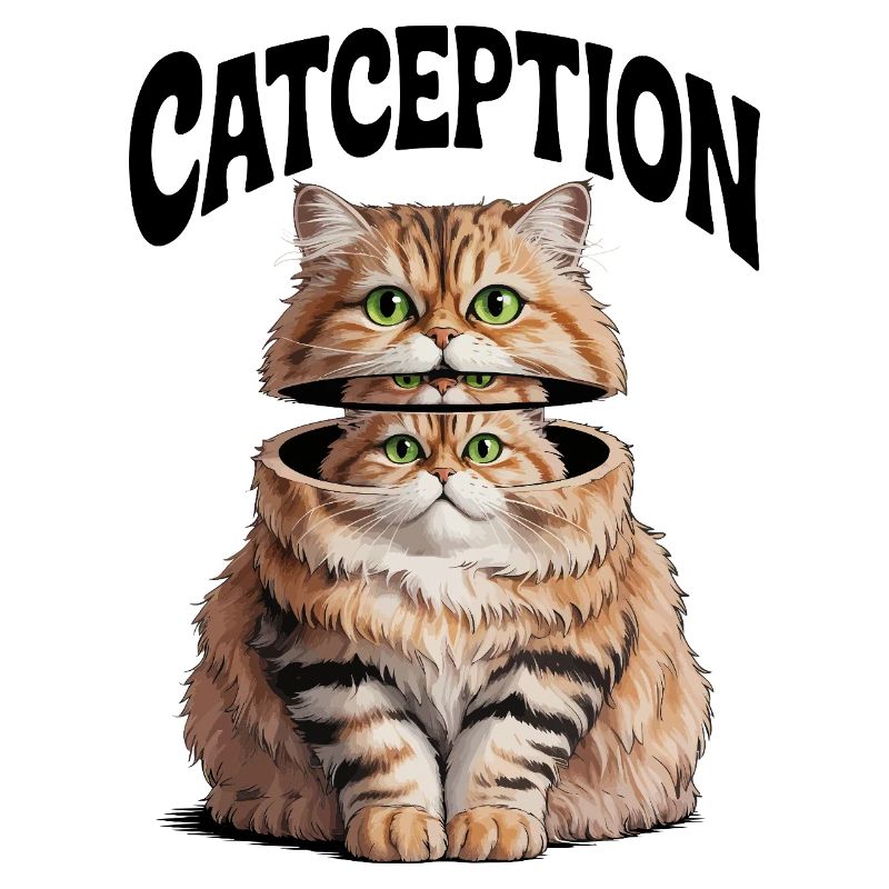 Split Cat Duo Portrait
