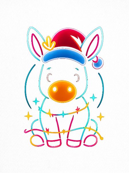 Donkey Elf Christmas Funny Gift