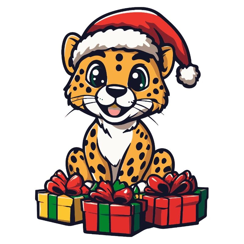 Cadeaux de Noël guépard