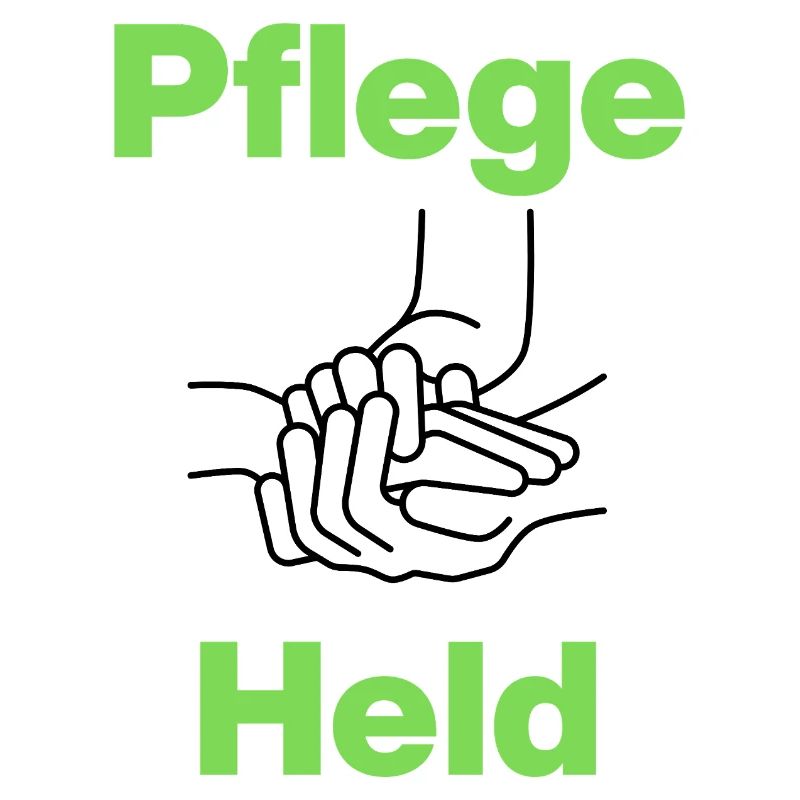Pflegeheld, Hände, mit Herz, Pfleger, Pflegerin