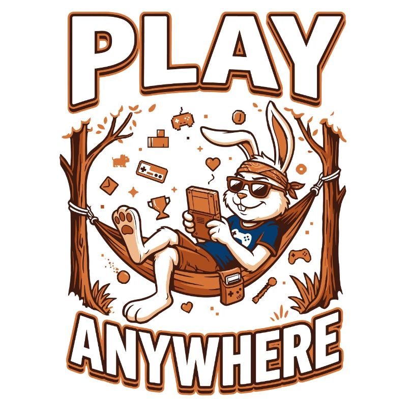 Jeu de Bunny dans les Hamacs