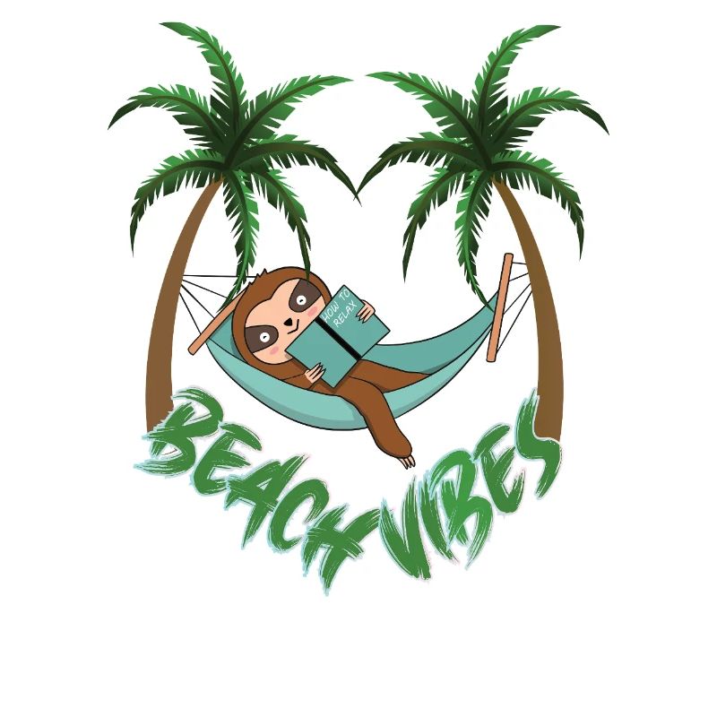 Hot to relax sloth beach
