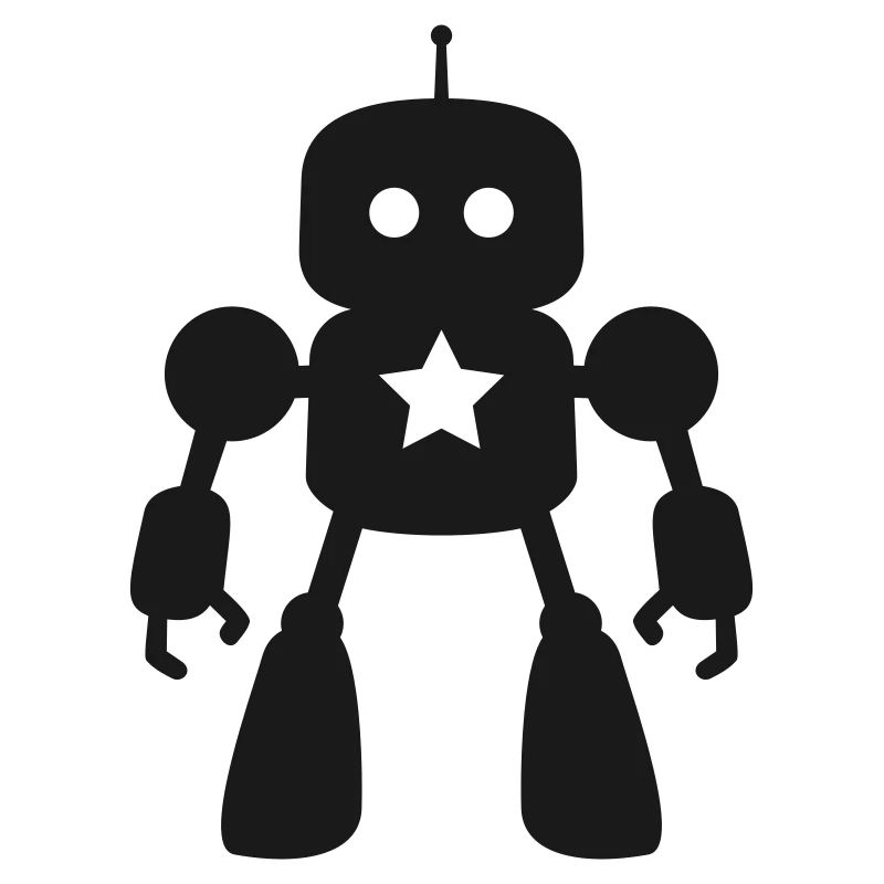 Robot avec Star AI Science-Fi Nerd