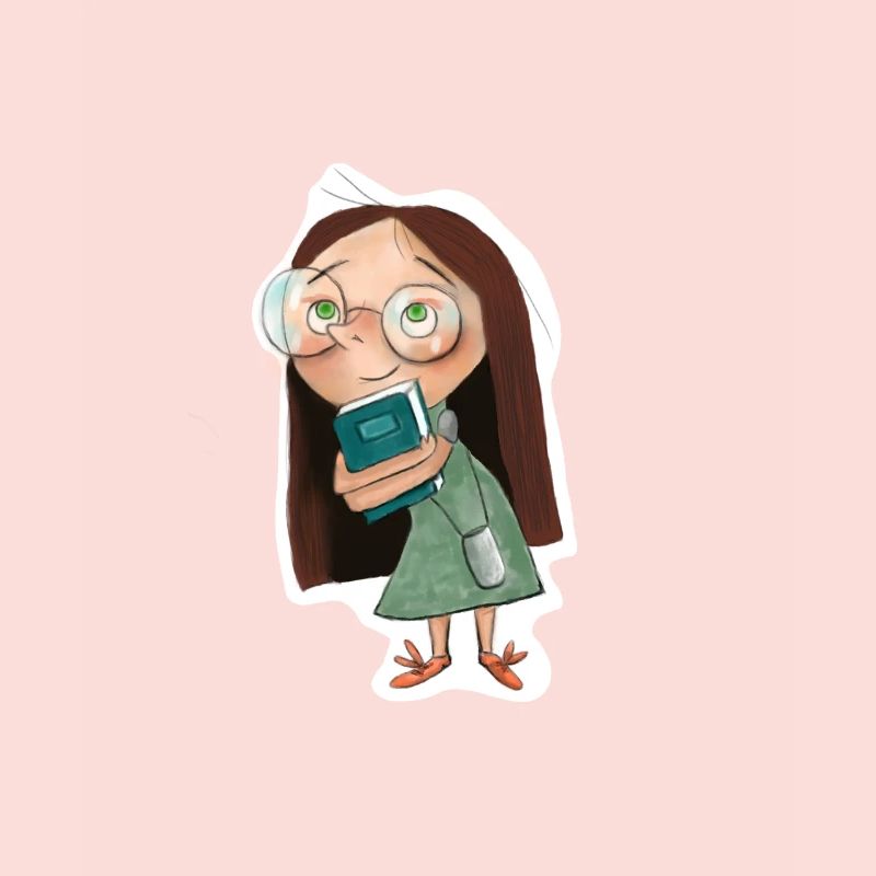 Buch, Bücher, kleines Mädchen mit einem Buch