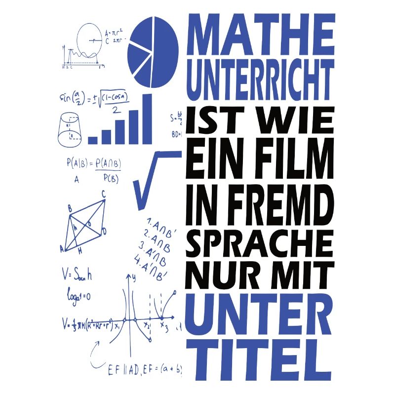 Math school student profession gift