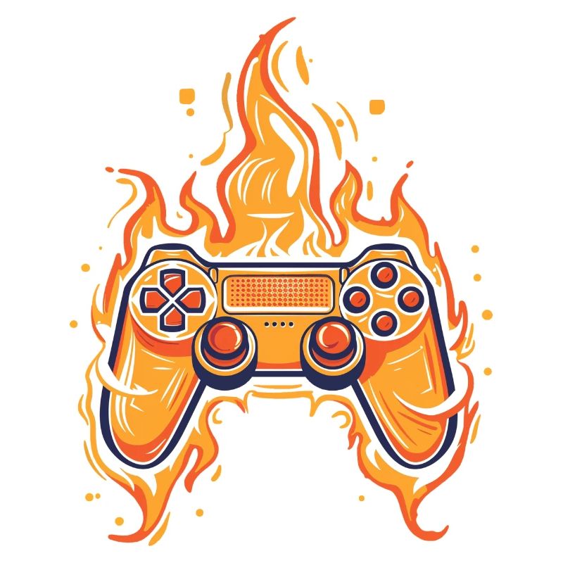 Flaming Gamepad, Game Console Player
