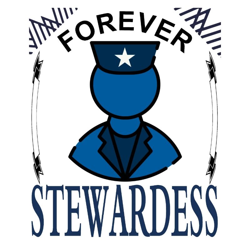 Stewardess forever Flight Attendant Idée cadeau