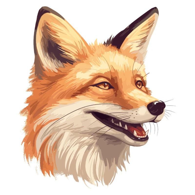 Fox Forest Head Nature animale