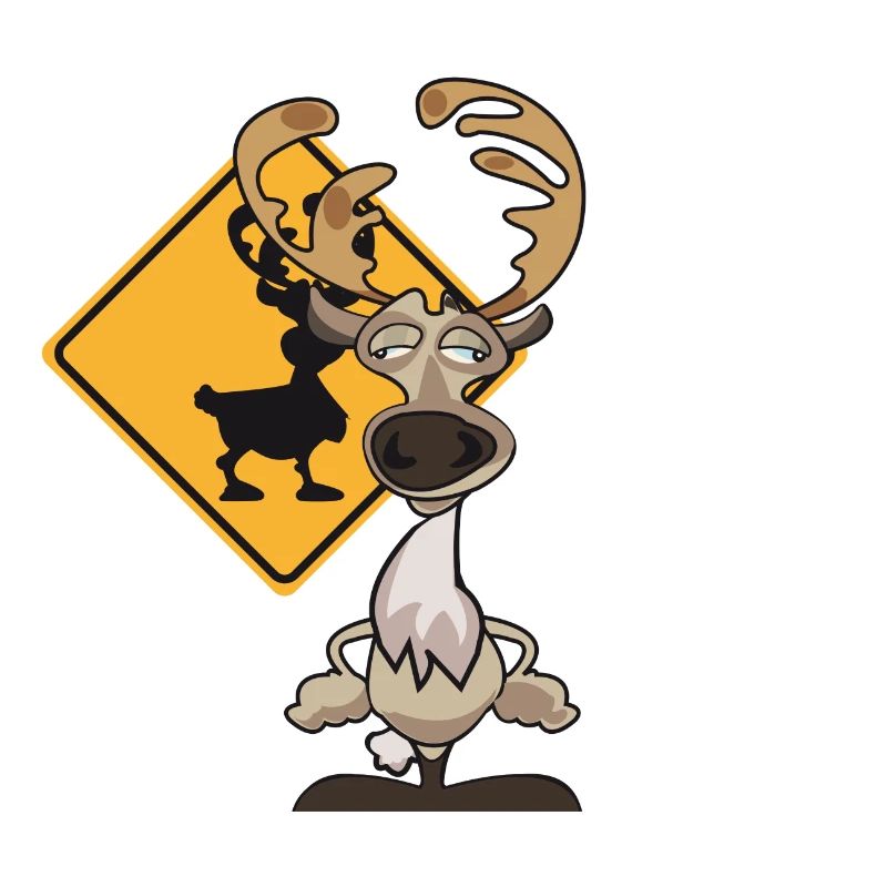 Caribou debout