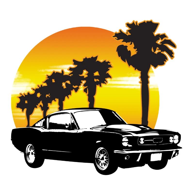 1965 Fastback _sunset