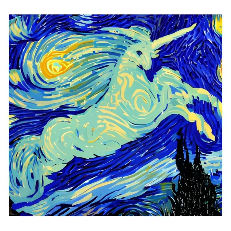 Einhorn Kunstwerk