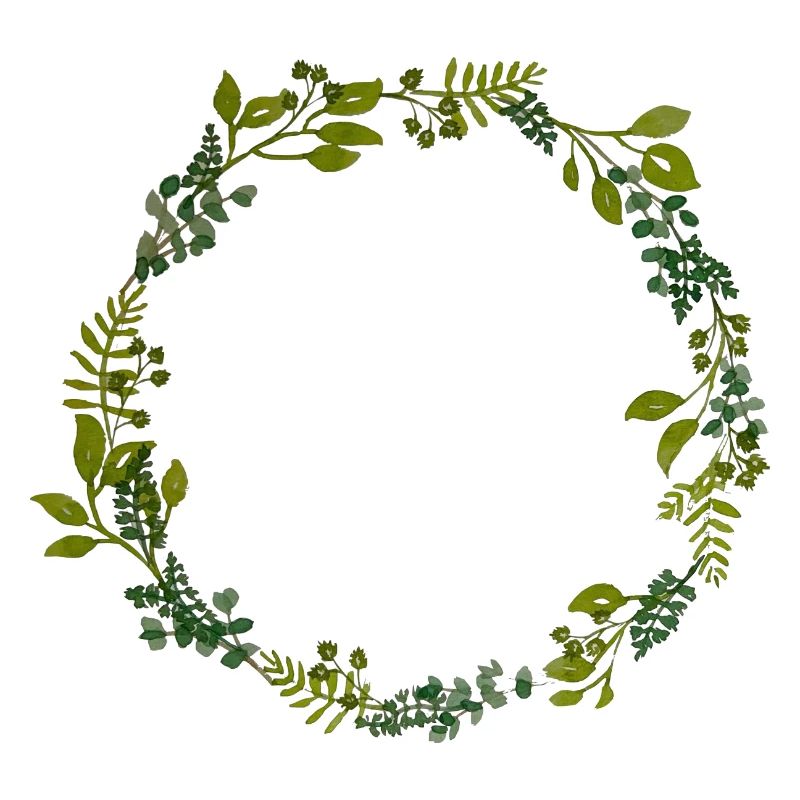 couronne de feuillage