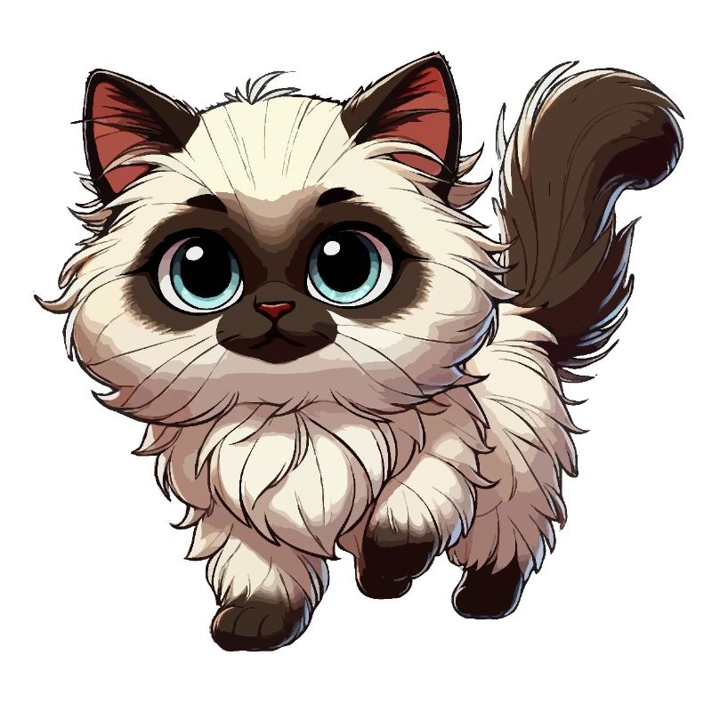 Ragdoll chat bébé