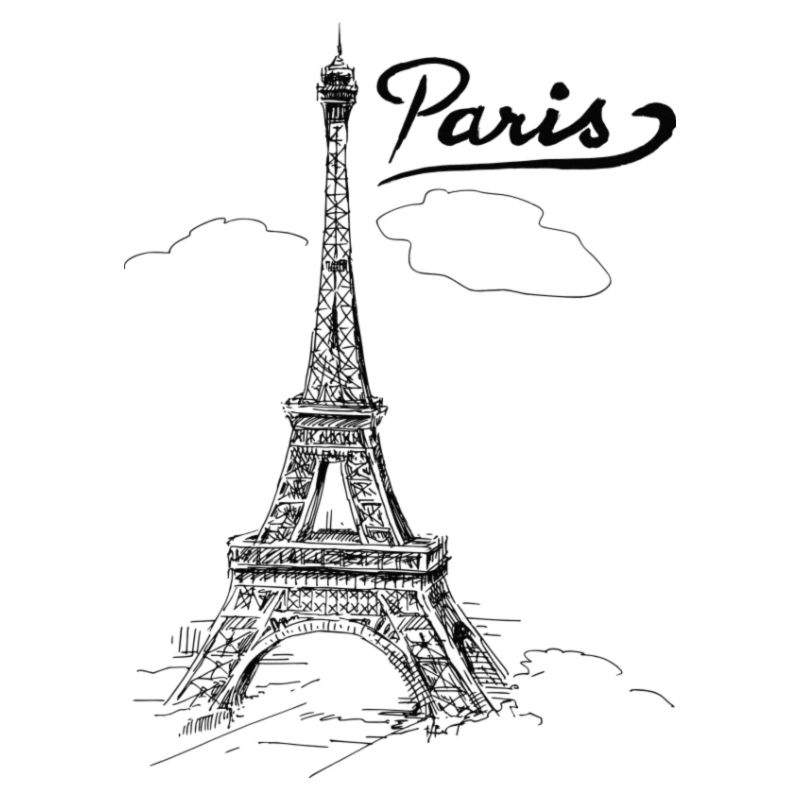 Paris und sein Eiffelturm