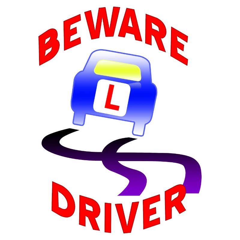 Beware Driver Car Graphic
