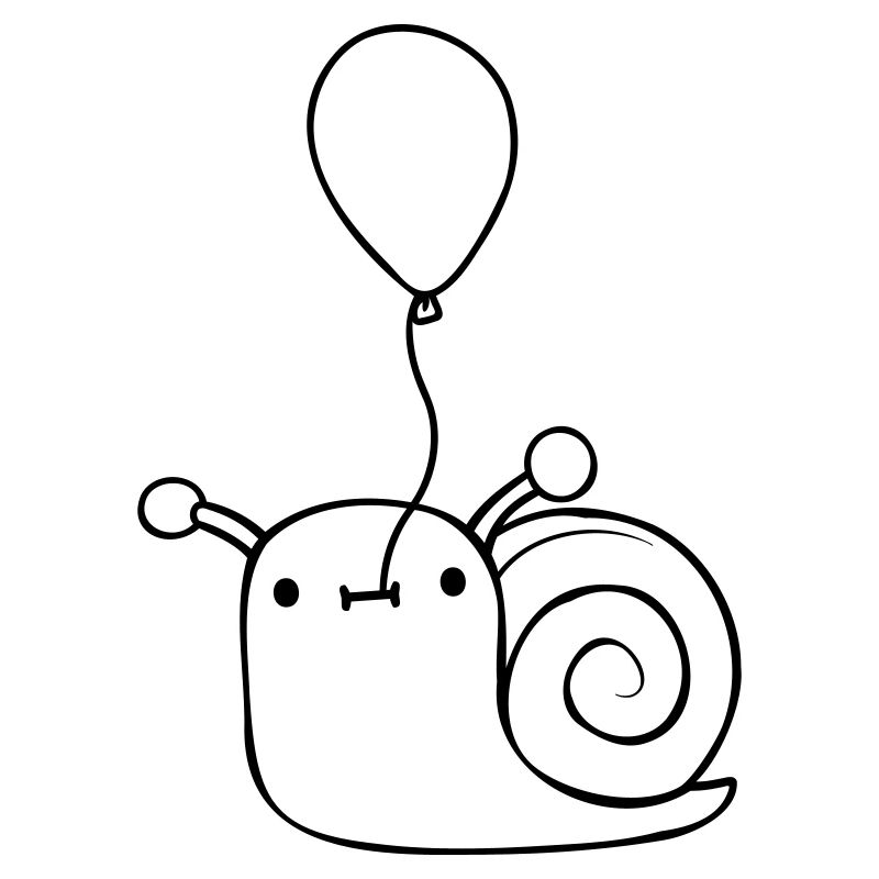 Balloon Snail Cute