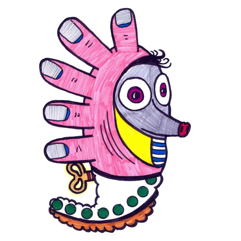 Finger Igel