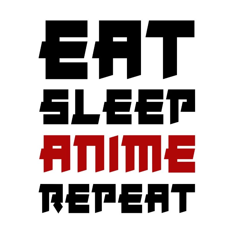 Manger Sommeil Anime Répéter