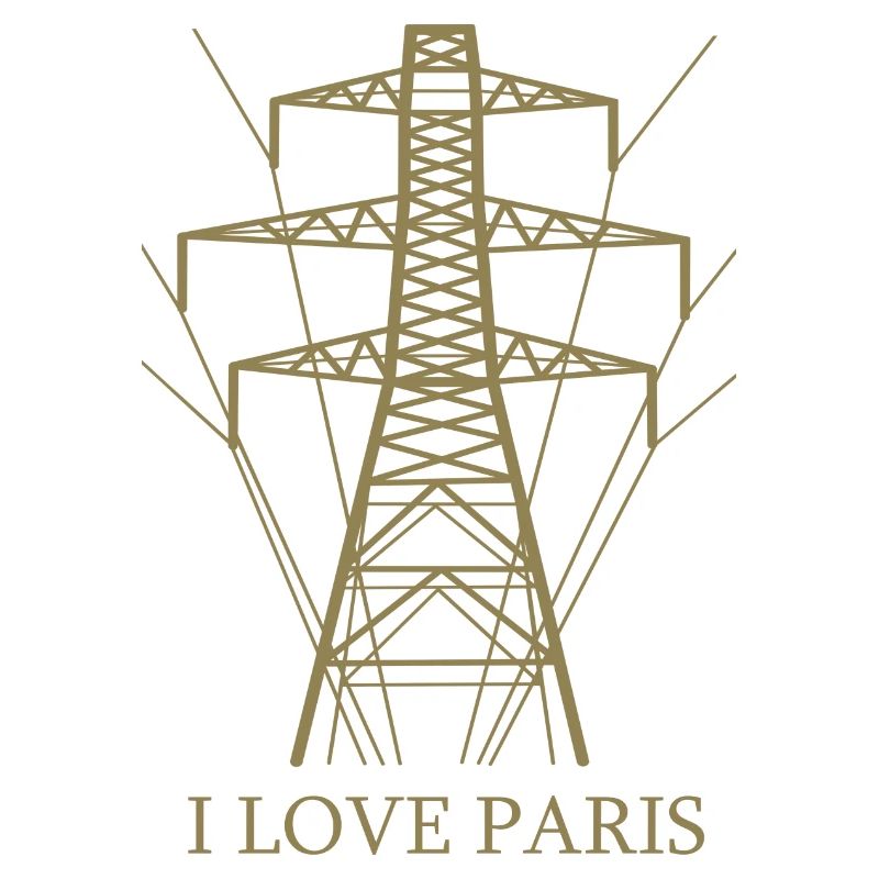 Ironic I love Paris Eiffel Tower as a power pole