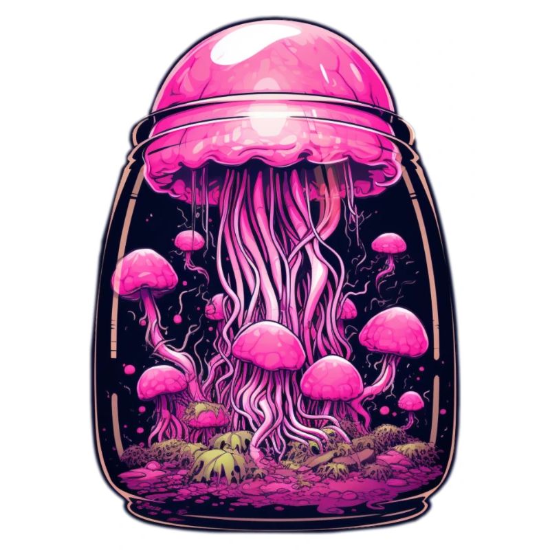 Magic mushroom vessel
