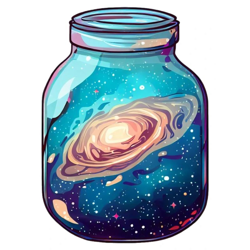 Space in a jar
