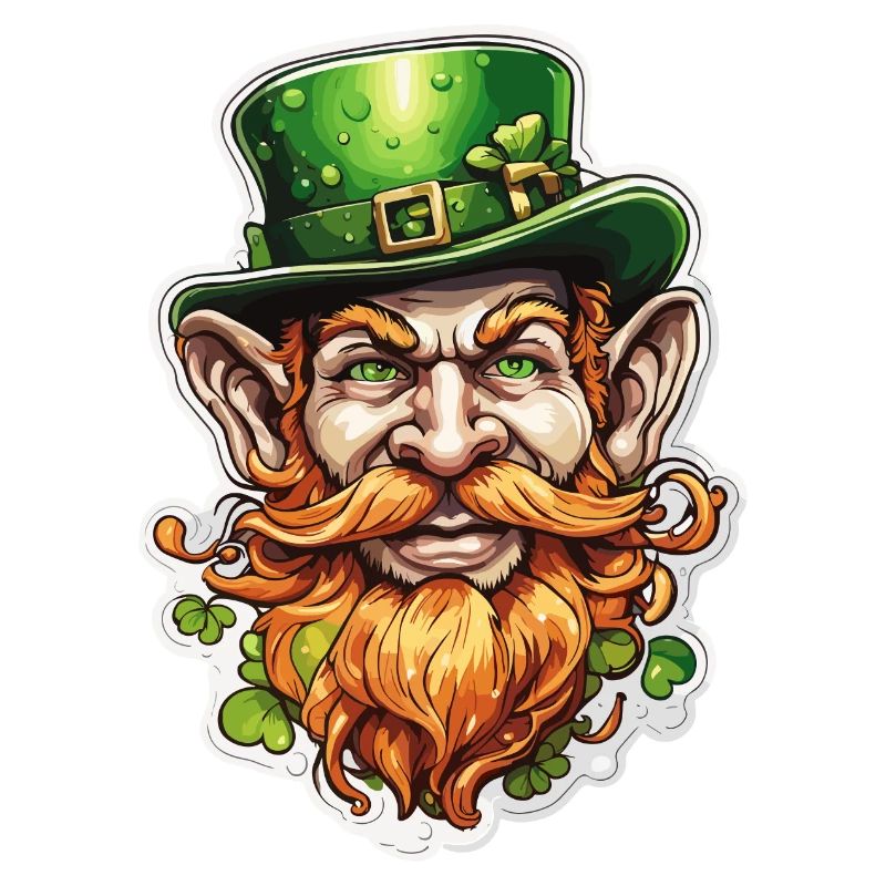 Leprechaun / Leprechaun / Vert / Gingembre / Irlande