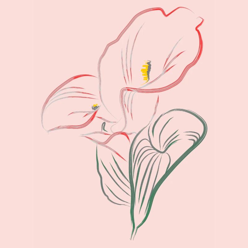 Mélange CALLA Rouge-Rose