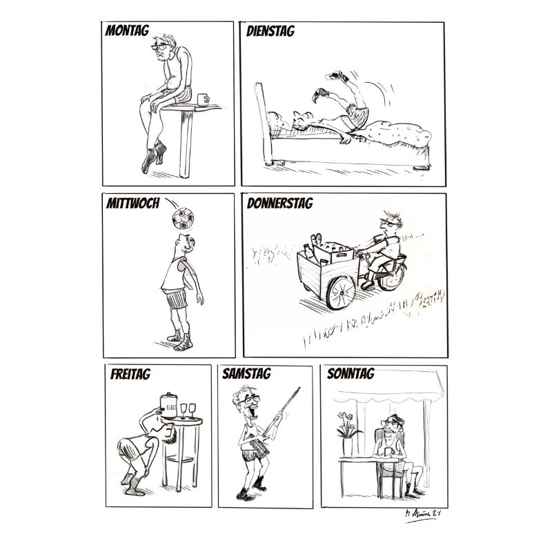 Woche im comic