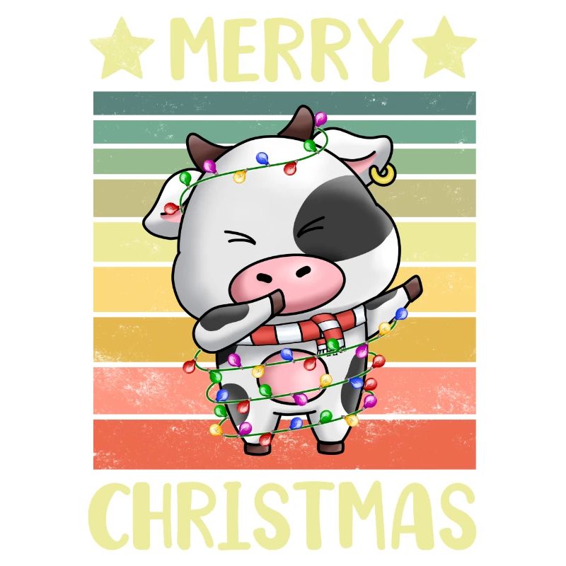 Joyeuse vache de Noël