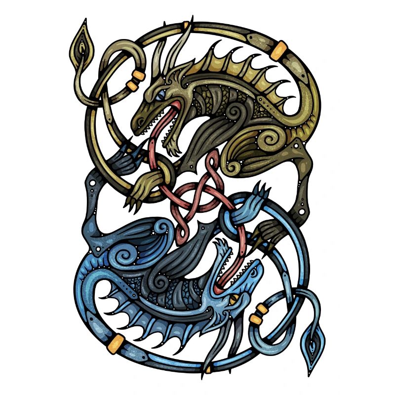 Wikinger Drachen