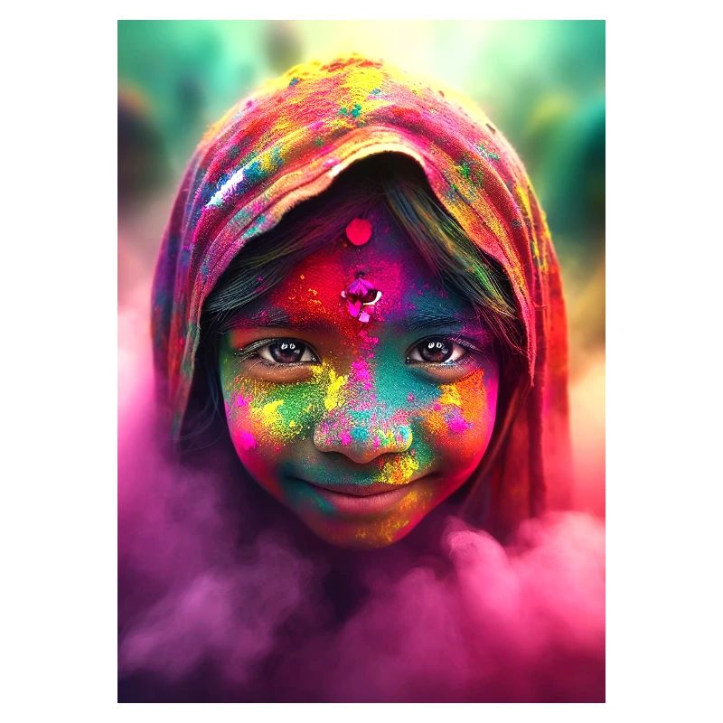 Célébrations de Holi en Inde