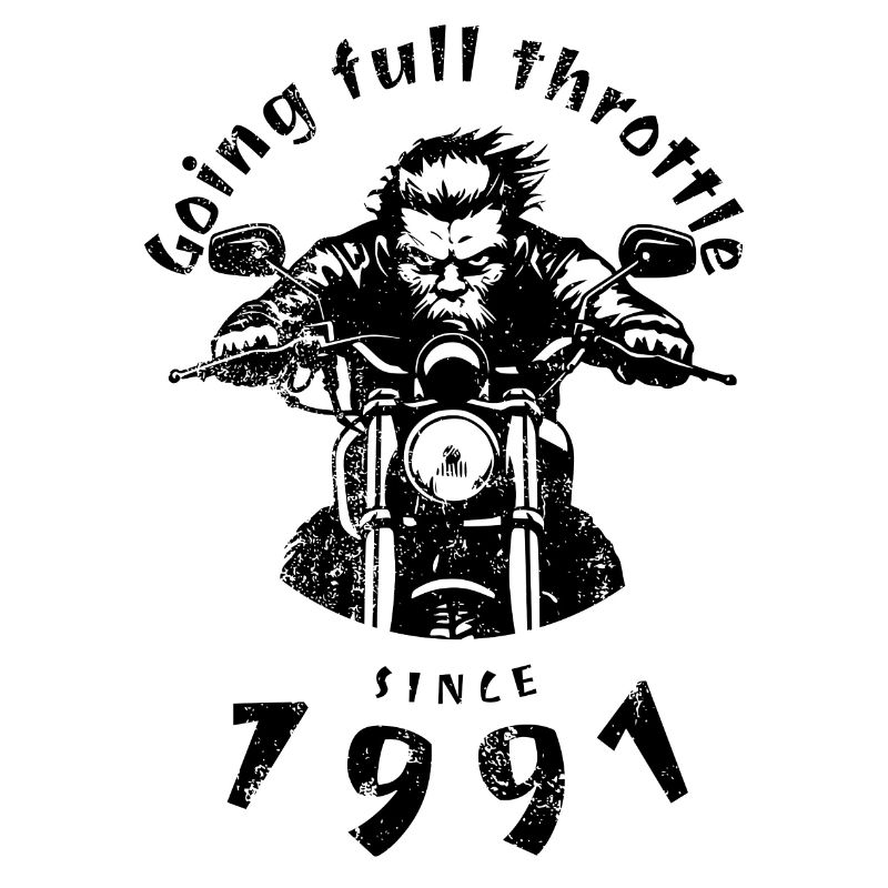 33. Geburtstag Going full throttle since 1991